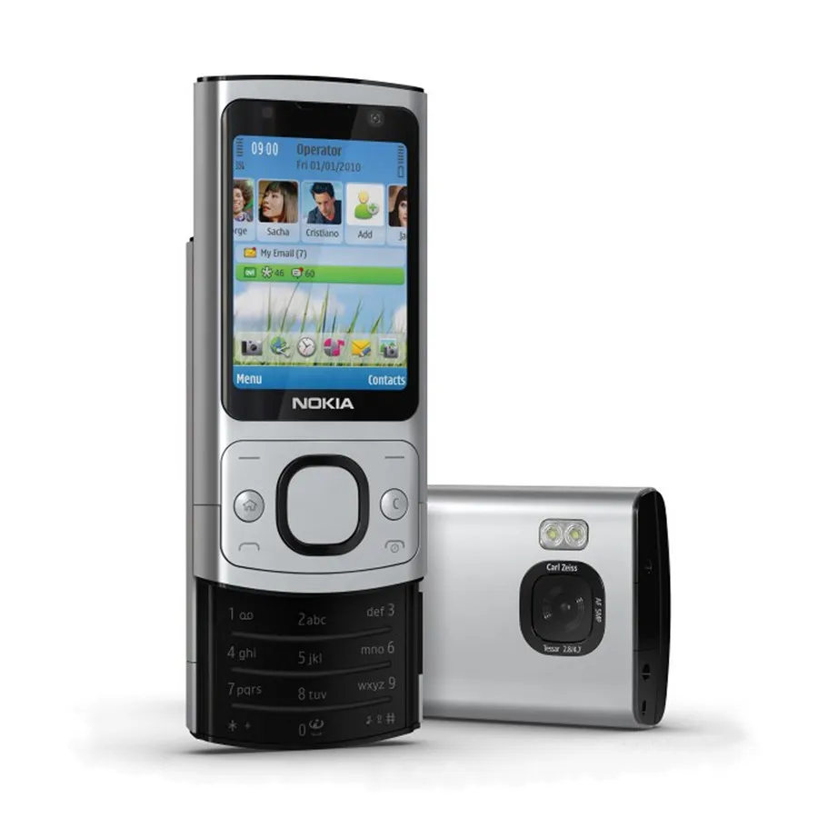 Разблокированный и Восстановленный телефон Nokia 6700 Slide Phone S с камерой Мп Bluetooth Java |