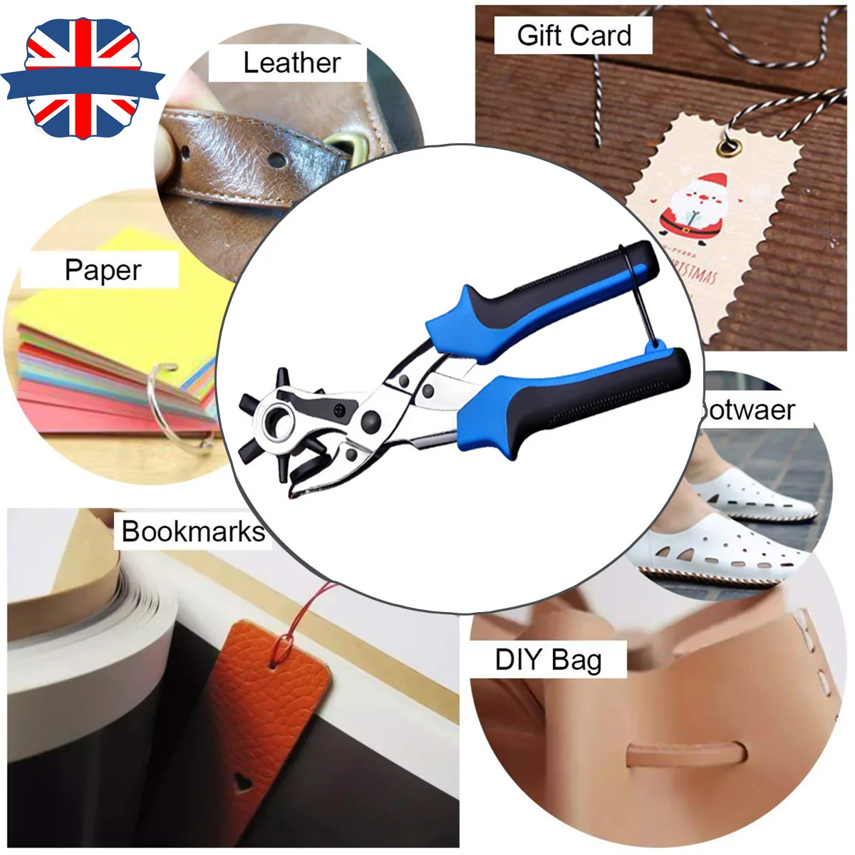 Дырокол плоскогубцы машина круглый Перфоратор Инструмент сделать дырокол для