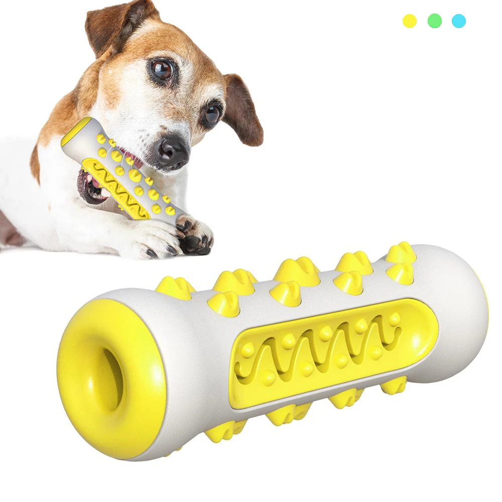 Pet Dog Chew Toy Molar Toothbrush Toys Cleaning Teeth Safe Elasticity Soft TPR Puppy Dental Care Extra-tough | Дом и сад