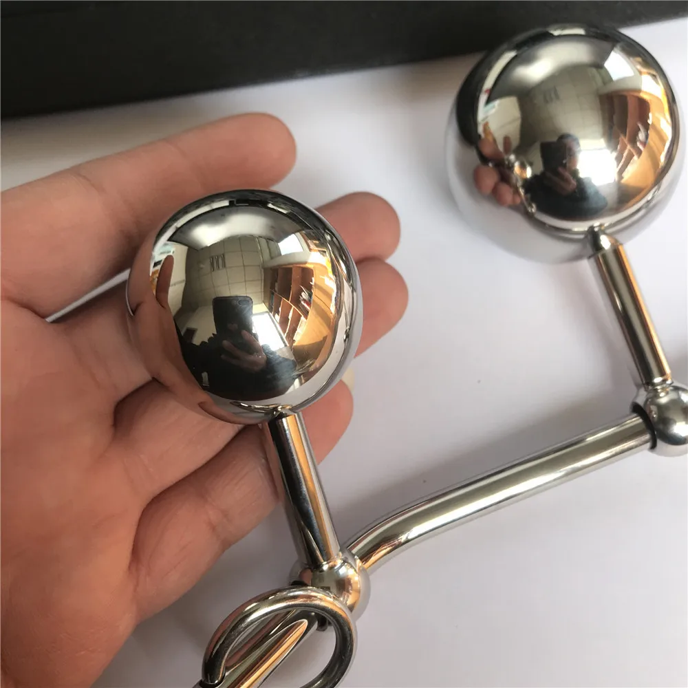 Металлическая Анальная пробка для использования на улице секс игрушки с