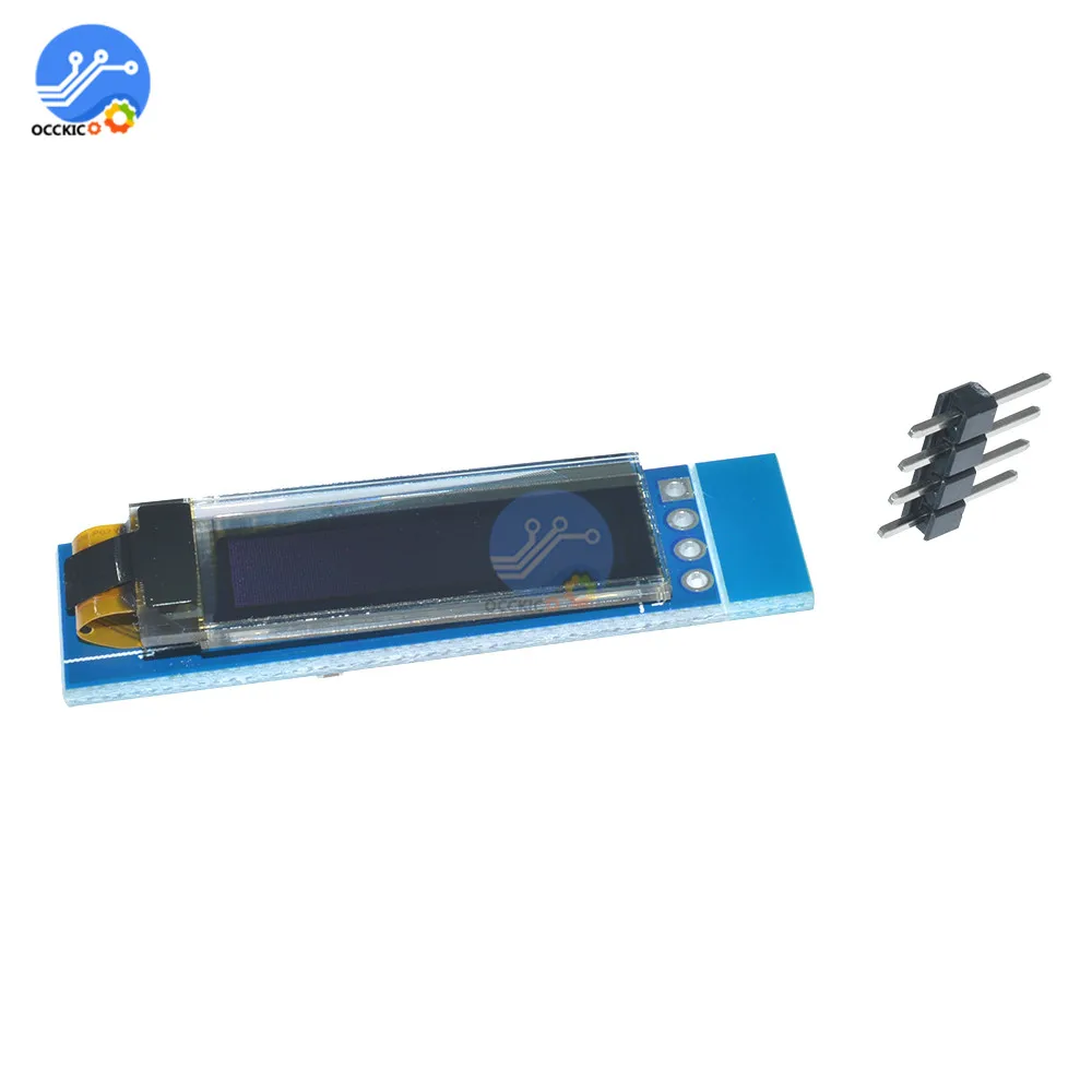 0 91 дюйма 128x32 I2C IIC синий OLED ЖК дисплей модуль &quot12832 SSD1306 экран для Arduino PIC|screen for
