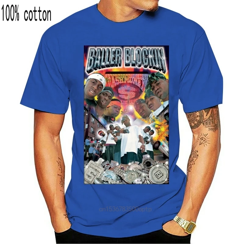

New CASH MONEY MILLIONAIRES BALLER BLOCKIN T-SHIRT TRAP MUSIC RAP TEE MENS BLACK