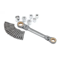 variable angle ratchet wrench bit socket set hand tool