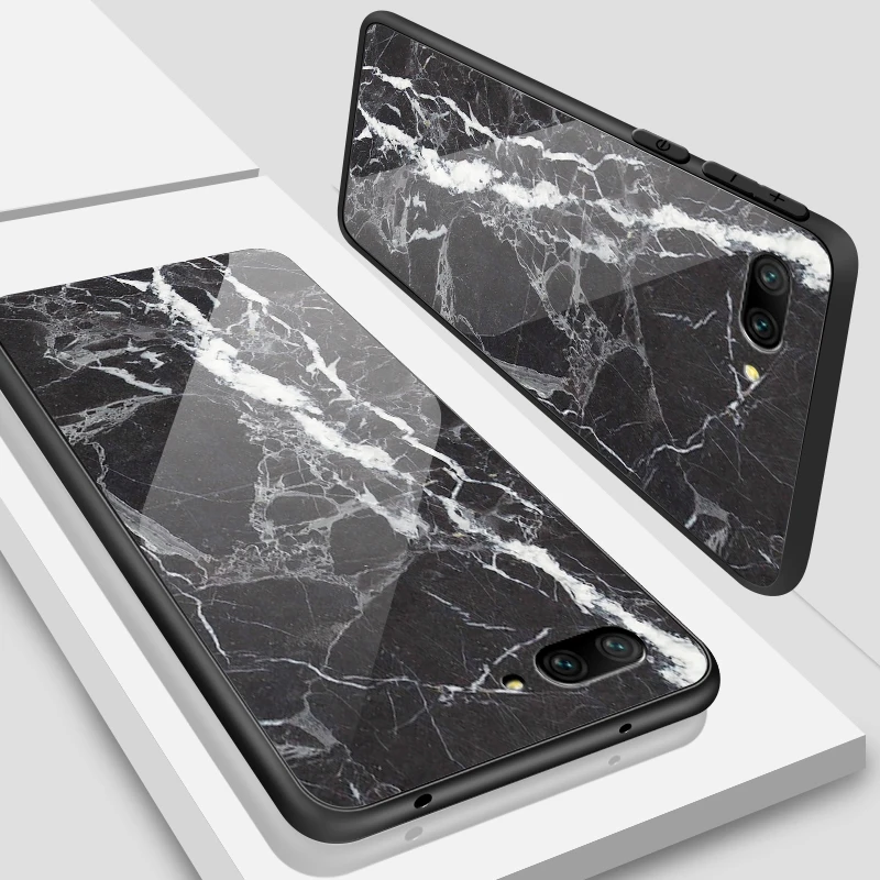 W307 Роскошный чехол для Huawei Honor 6X 7A 7C 7X 8A 8X9 облегченное закаленное стекло чехол Y6 Y9 Y7 премьер-профессионал Magic2 дизайн полоса задняя крышка - Цвет: W307