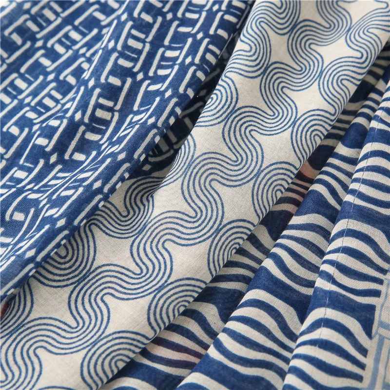 Новейший женский шарф шали и палантины с кисточками в стиле пэчворк для женщин