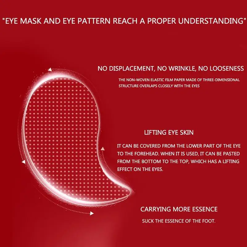 Патчи для глаз 60 шт. маска со змеиным принтом удаляет темные круги укрепляющий