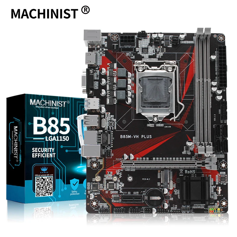 MACHINIST B85 настольная материнская плата LGA 1150 Поддержка Intel i3/i5/i7 процессор DDR3