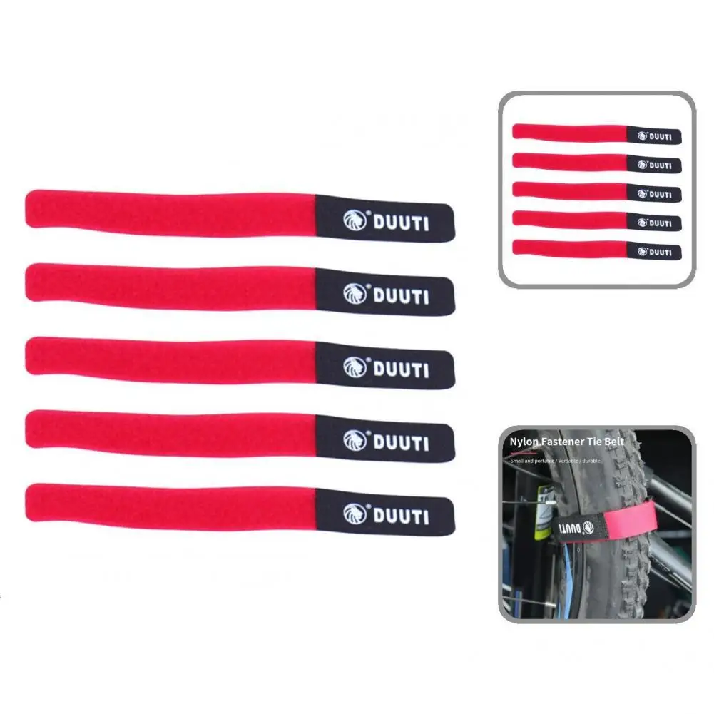 

Multi Colors 5Pcs Useful Wear Resistant Nylon Bike Ties Easy To Use Pump Holder Ties Solid Bike Accessory