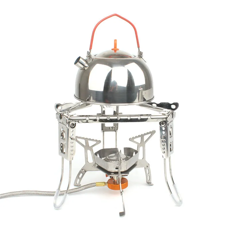 

Outdoor Foldable Gas Stove Pot Rack Bracket Stand Fuel Grill Tripod Camping Stove Stand Shelf Cooking Bracket Pot Stove Stent