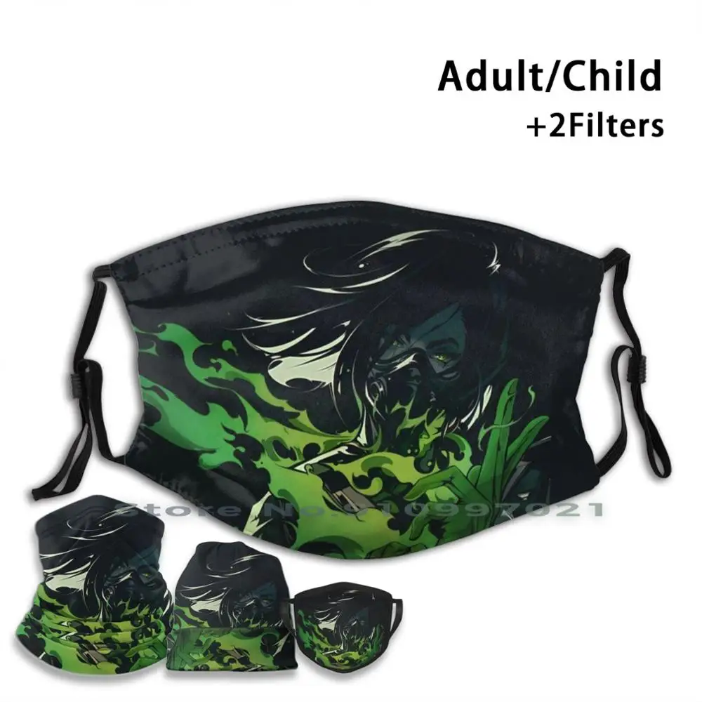 

Valorant Viper Tapestry Custom Design For Child Adult Mask Filter Washable Face Mask Valorant Valorant Game Valorant Valorant