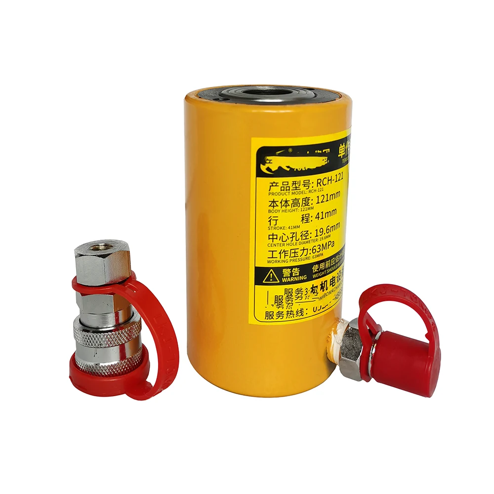 RCH 121 12T 41 мм полый гидравлический домкрат односторонний отдельный цилиндр