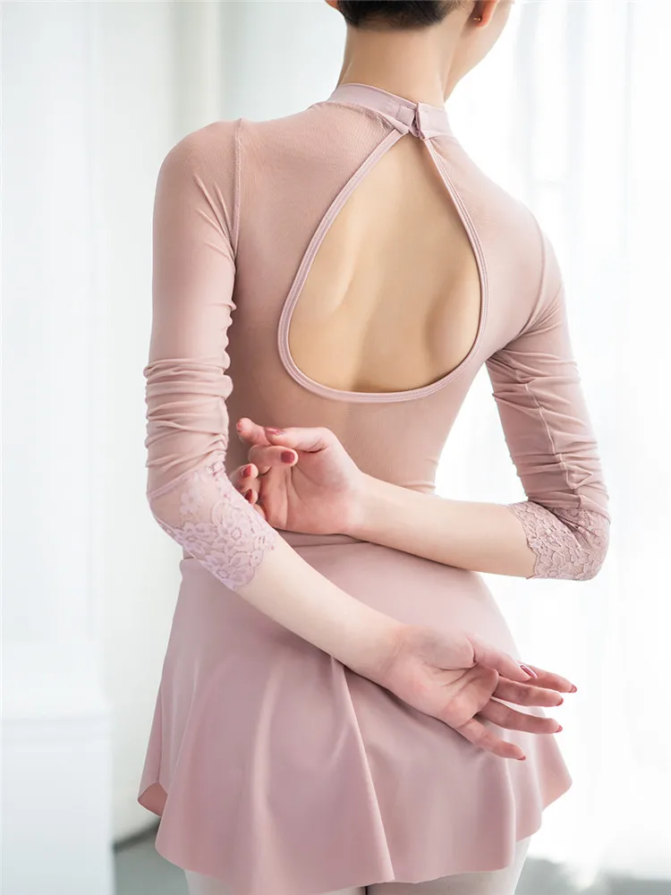 С воротником стойкой из сетчатого материала Спортивная одежда Для женщин трико