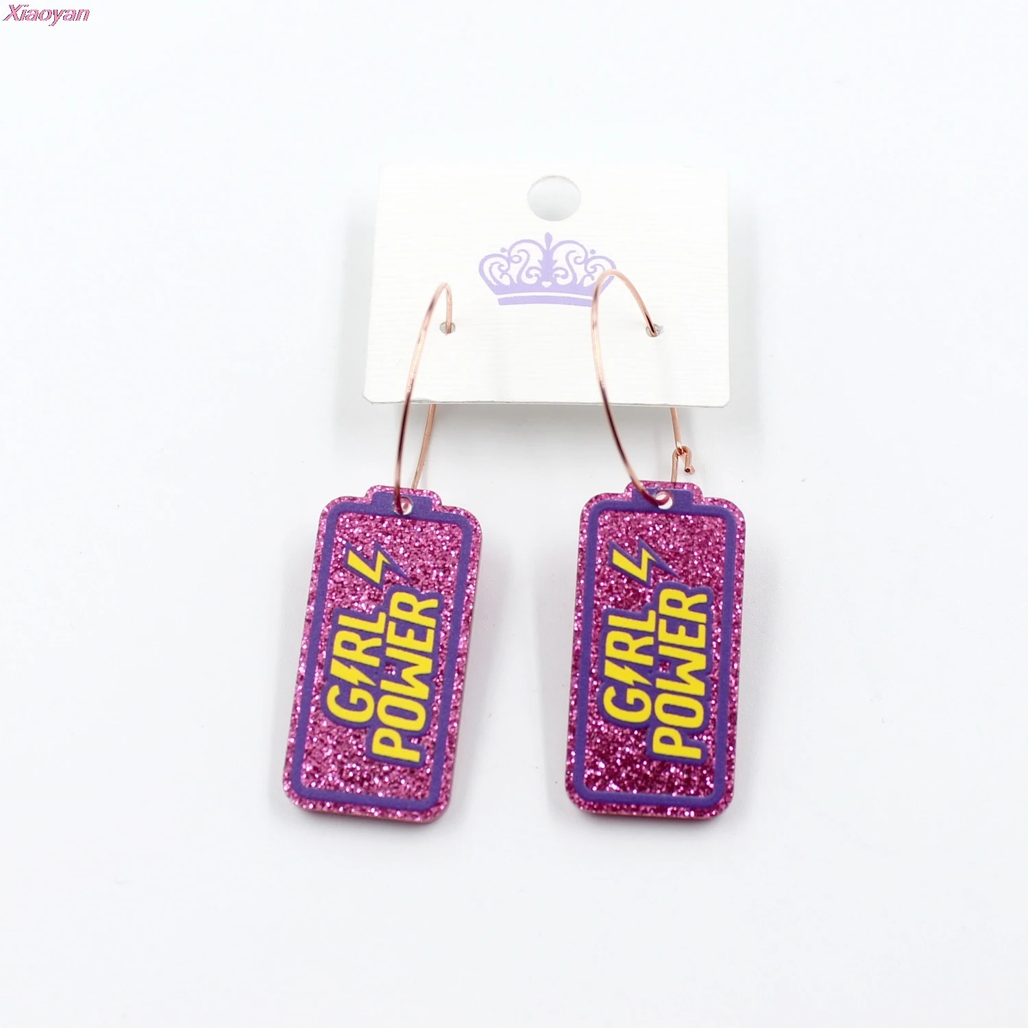 (1 пара) HP121 акриловые подарочные серьги из искусственной кожи