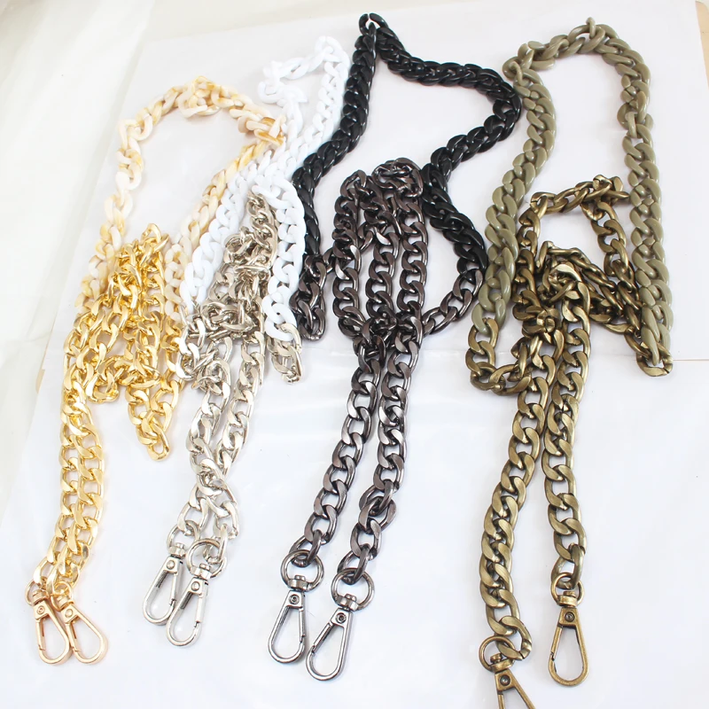 Женская сумка Кроссбоди из акриловой смолы ремень с цепочкой съемные