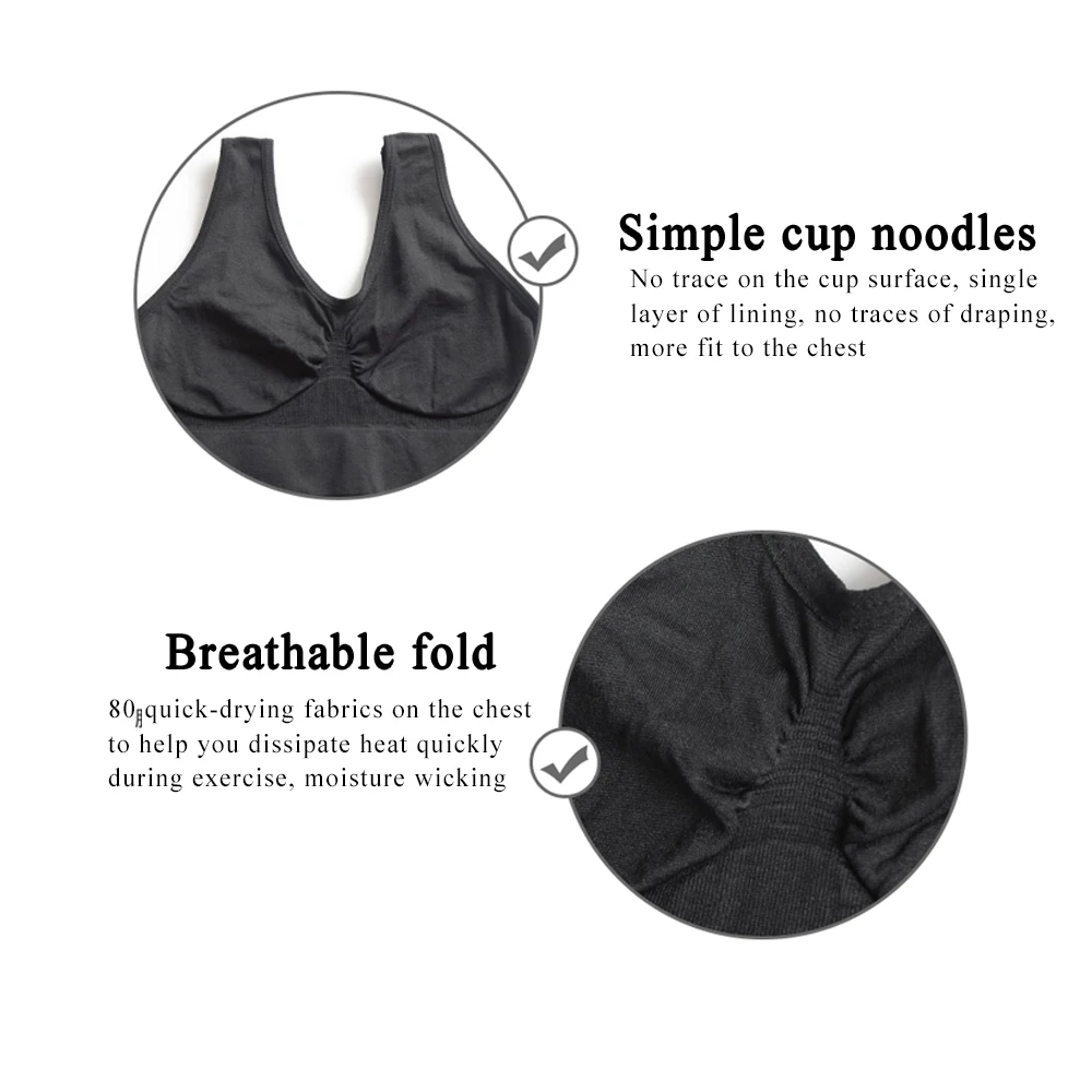 Женское нижнее белье бесшовный бюстгальтер для фитнеса тренажерного зала жилет
