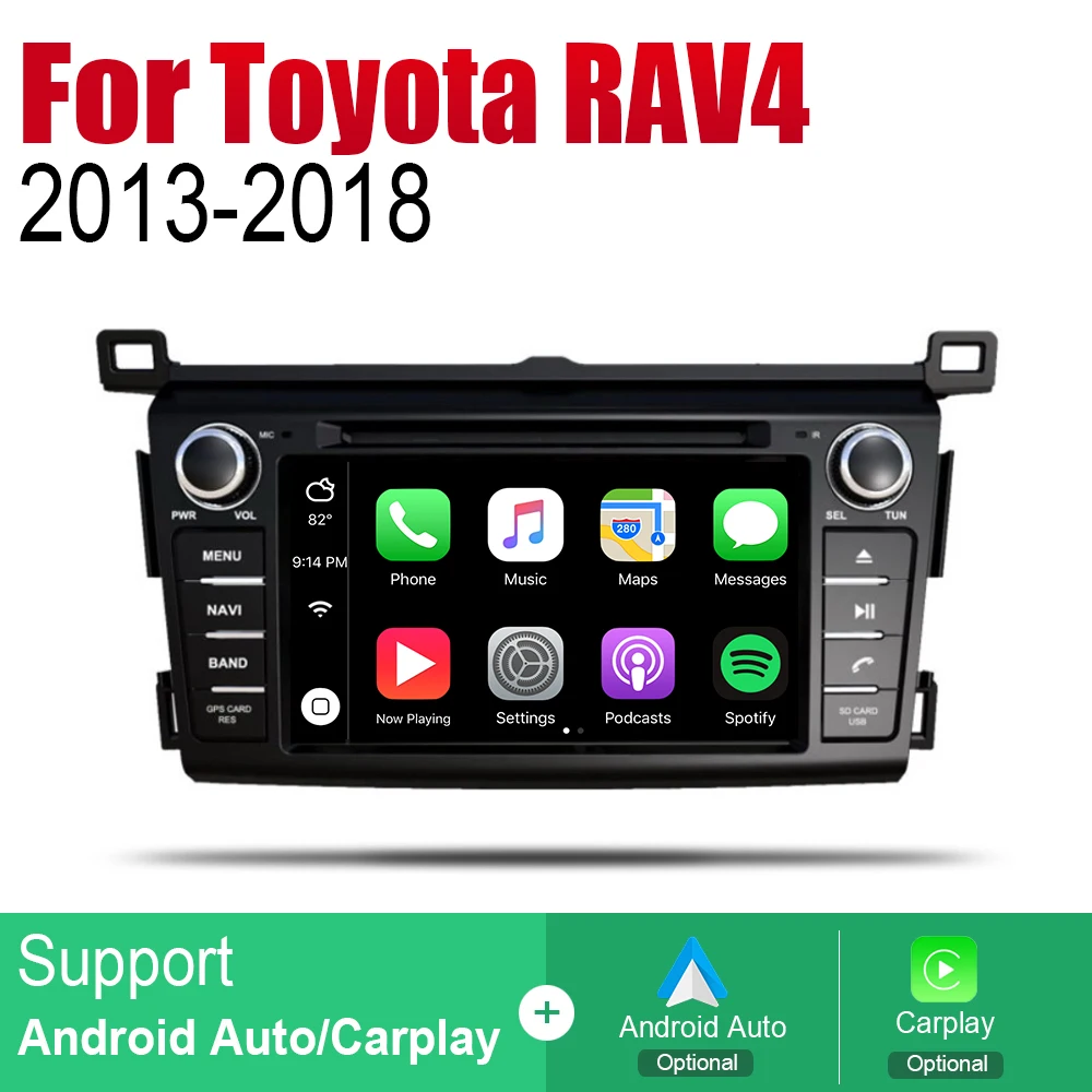 ZaiXi Android автомобильный Радио Стерео GPS навигация для Toyota RAV4 2013 ~ 2018 Bluetooth wifi 2din