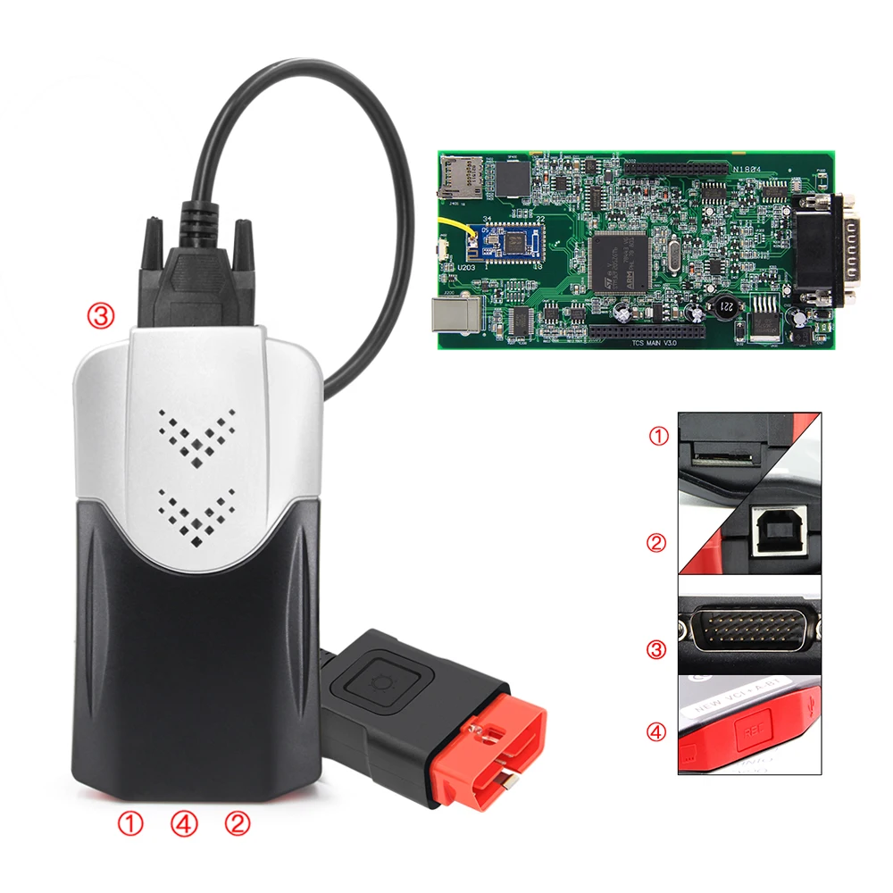 Автомобильный сканер Multidiag Pro + 2020 V3.0 PCB V2017.3/2016 00 OBD2 автомобильный инструмент Bluetooth