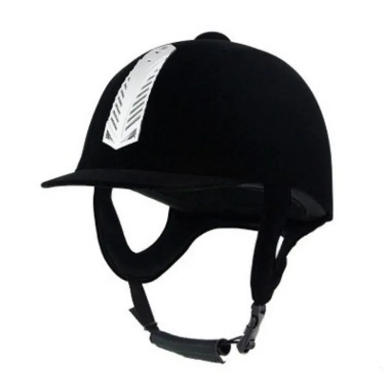 Equestrian Helmet Velvet Horse Riding Hat Sport Helmets With Ce Certification For Men Women Children Equestrian-Protective-Gear | Дом и сад