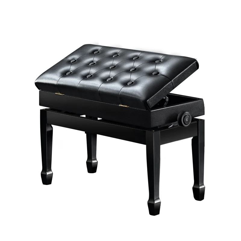 Стул для пианино с одним подъемом двойной стул из массива дерева скамейка