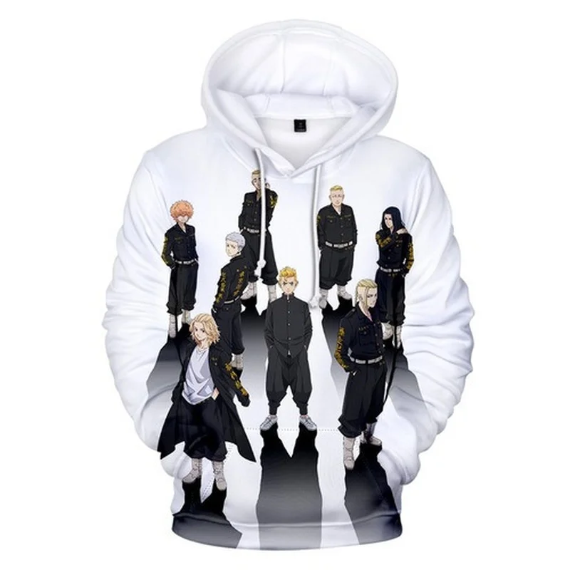 

Gambar Valhalla Tokyo Revengers Hoodies Anime Graphic Hoodie for Men Women Sportswear Tokyo Revengers Cosplay boys girl Clothes