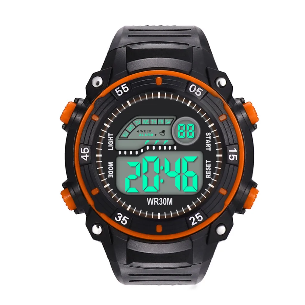 

Clock Relogio Sport Watch Men Digital Watch Fashion High-End Multi-Function Life Waterproof Electronic Wristwatches Reloj 40*