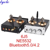 6j5 tube preamplifier 5 0 bluetooth amplifier aptx qcc3034 ne5532 12v aac sound amplifier original matching tube