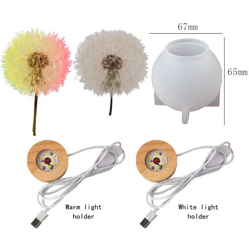 Большие сферы формы для смолы круглые силиконовые светодиодсветодиодный с
