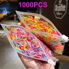 Резинка для волос нейлоновая эластичная для девочек, 1000 шт.