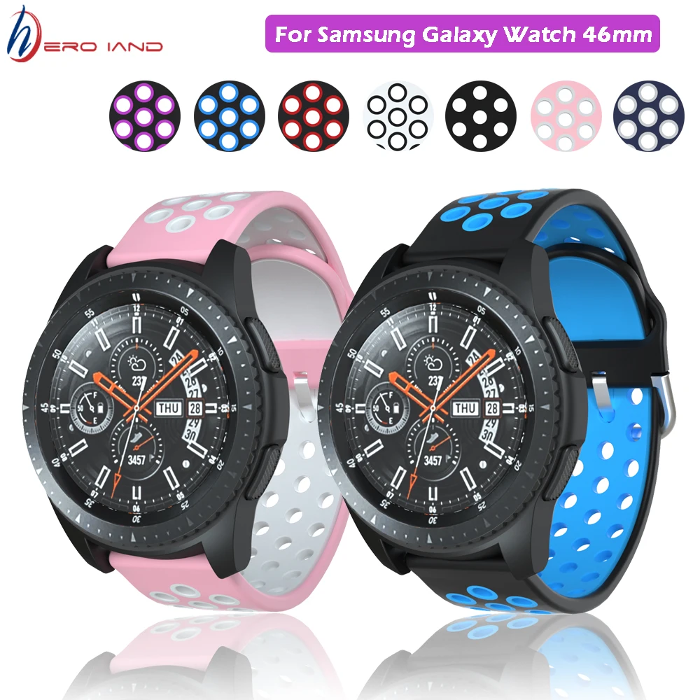 22 ремешок для samsung Galaxy watch 46 мм gear s3 Frontier/классический силиконовый сменный