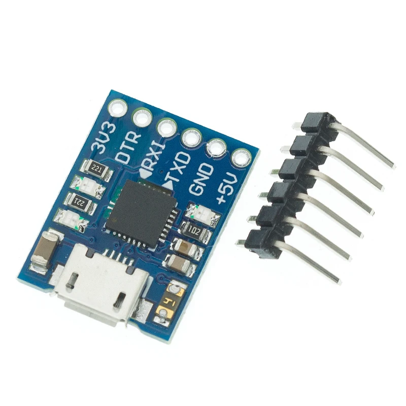 1 шт. CP2102 MICRO USB к UART TTL модуль 6 контактный последовательный преобразователь STC