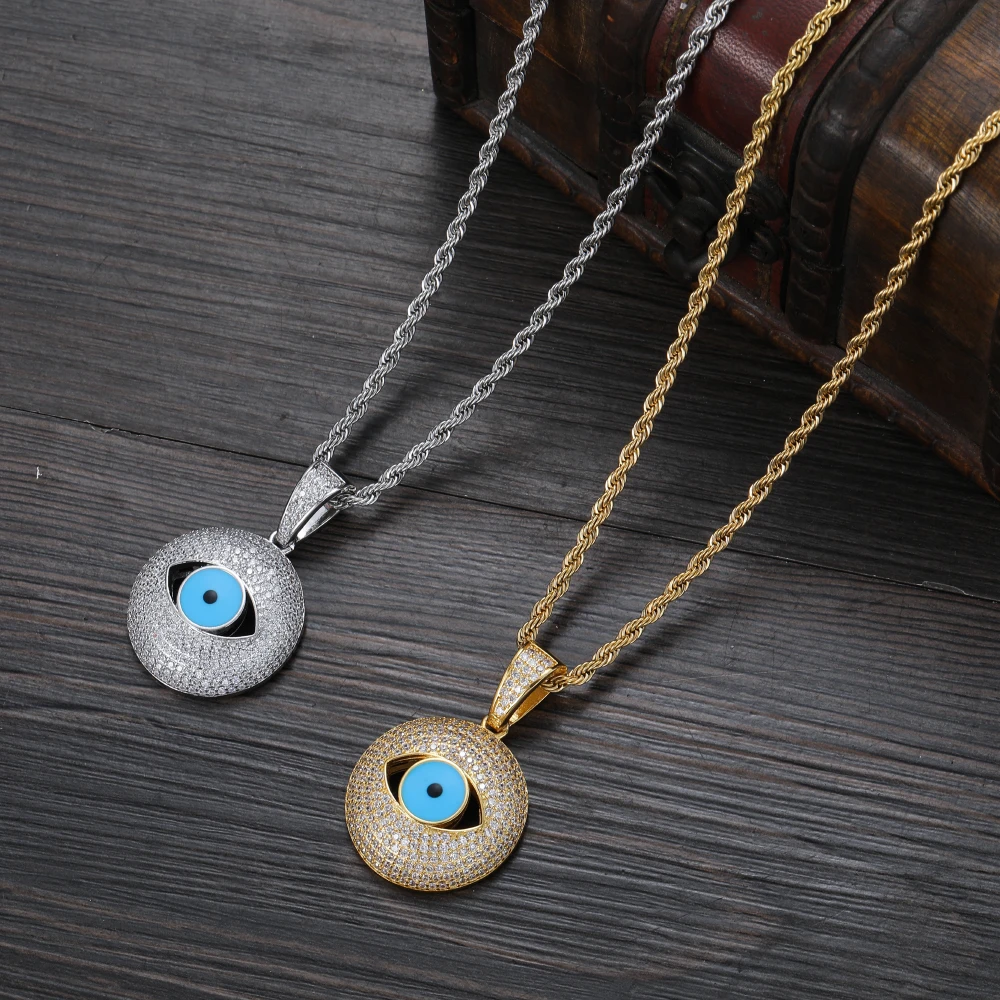 Ювелирные украшения для мужчин и женщин латунные подвески в стиле хип-хоп с