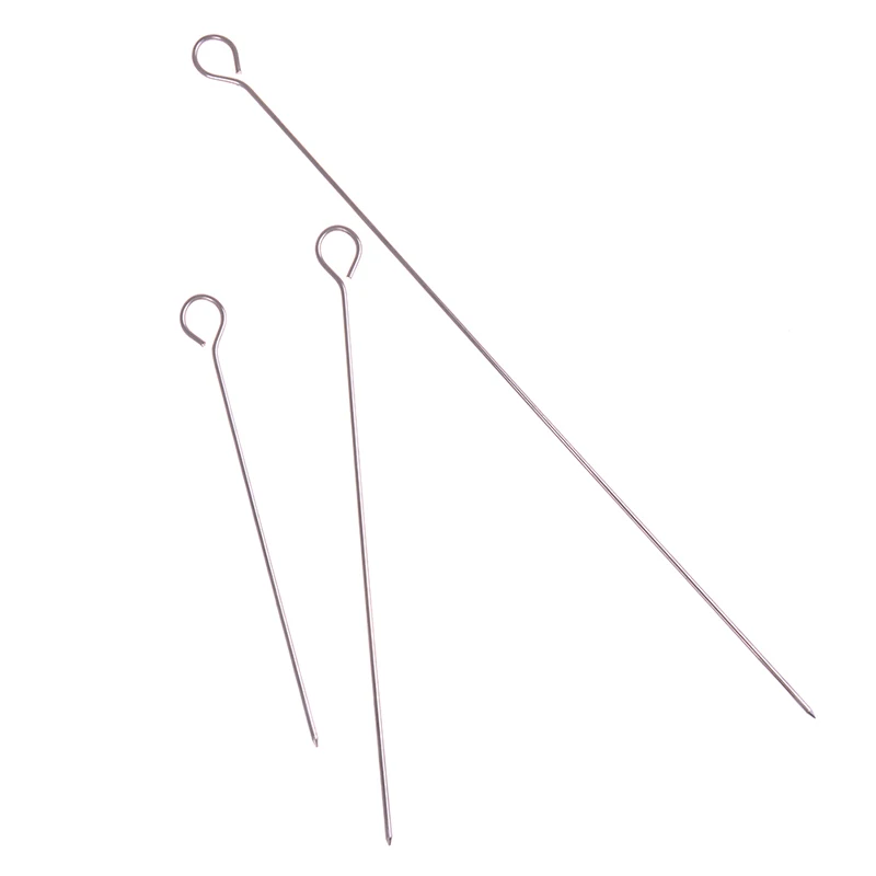 10 шт. круглые палочки из нержавеющей стали для приготовления мяса на улице | Дом и