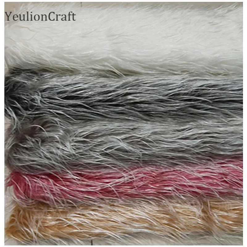 Chzimade искусственная мягкая плюшевая длинная ткань из искусственного меха для