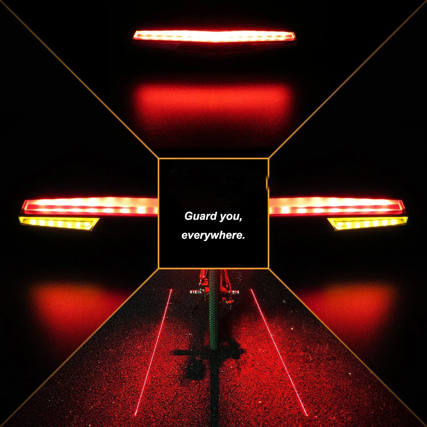 Умные аксессуары задние фонари для горного велосипеда с дистанционным