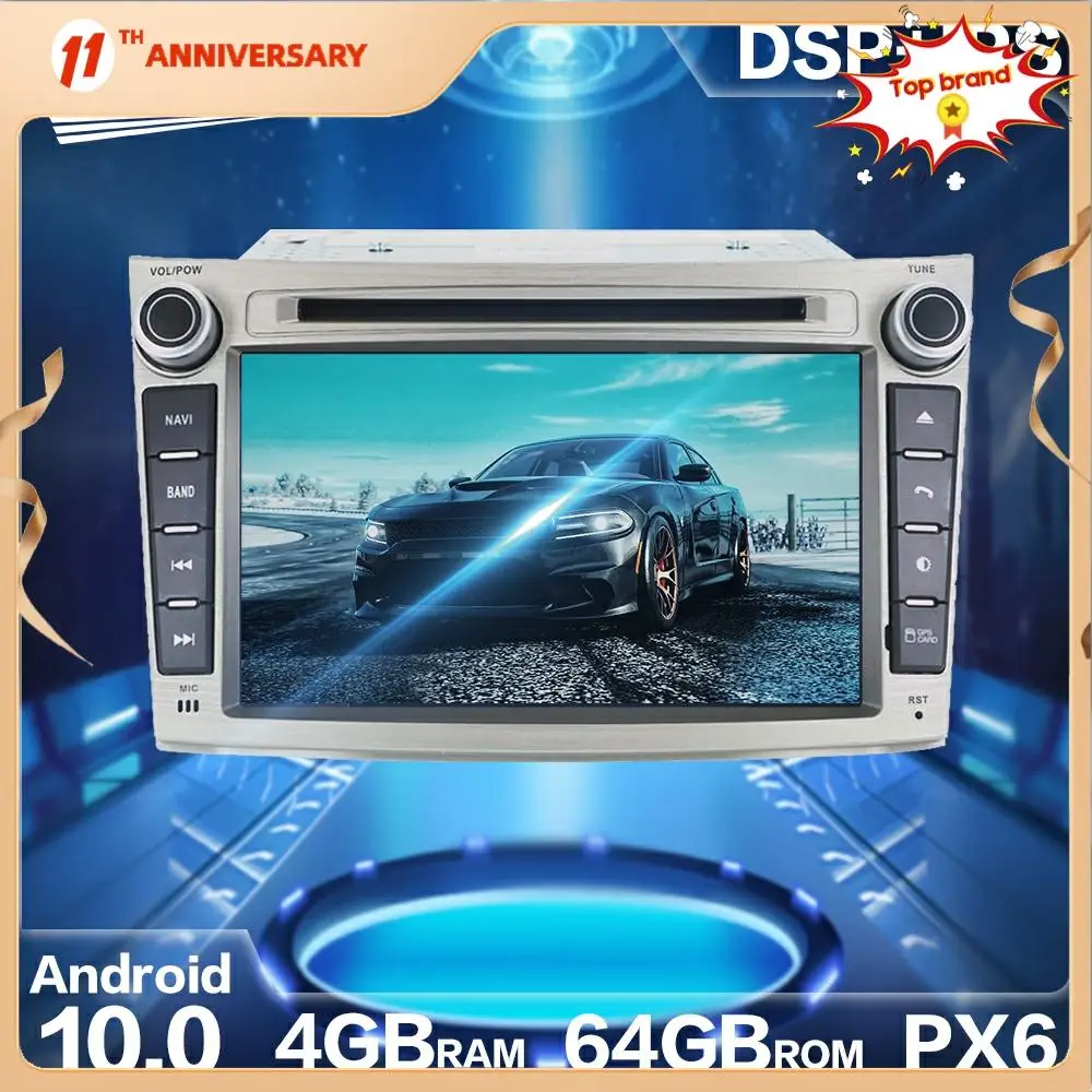

Android 10.0 4+64GB Car Radio Player GPS Navigation DSP Car Auto Stereo Video HD Multimedia No DVD Headunit For Subaru Outback