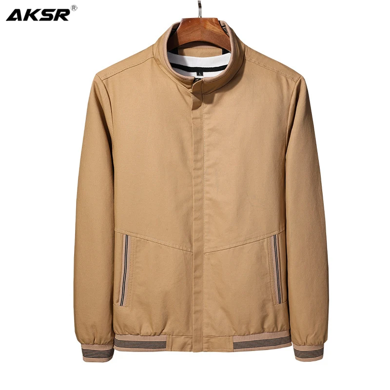 Мужские осенние куртки размера плюс повседневные хлопковые бомберы для мужчин