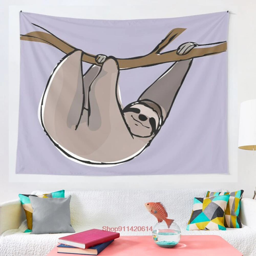 

Sloth tapestry wall decoration witchcraft tapestry Bohemian Hippie home decoration mattress yoga mat