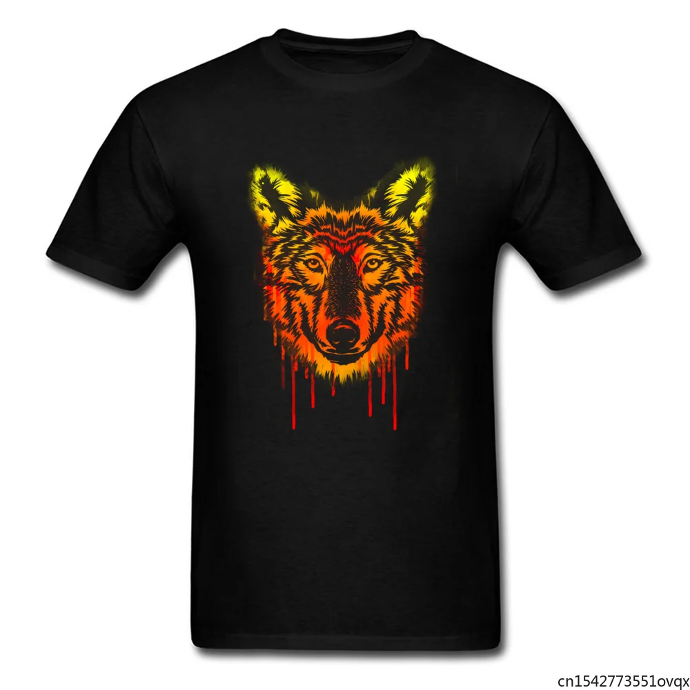 

Tribe Survival Wildlife Tiger Pink Guy T Shirt Men Scout Cool Tshirt Watercolor Painting Animal Men T-Shirts