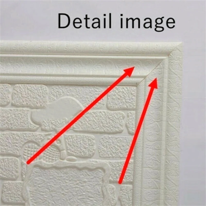 Самоклеящаяся Гибкая пенопластовая отделка 3D клейкая декоративная настенная