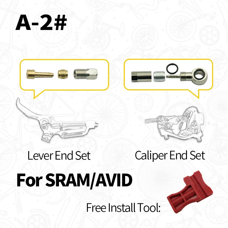 Велосипедный Гидравлический тормозной шланг и игла соединитель для оливок