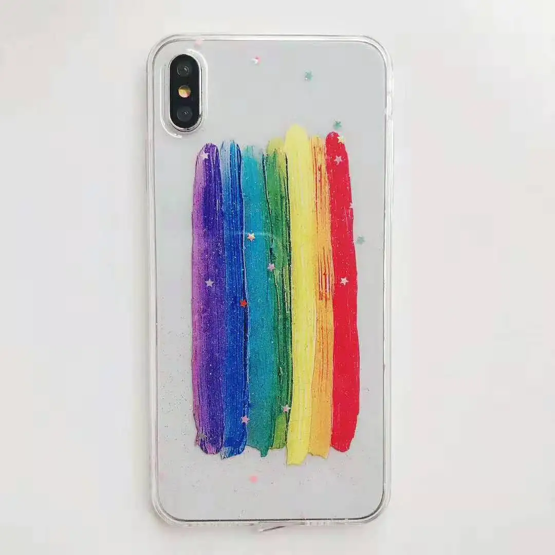 Цветной Блестящий ТПУ чехол для телефона Gimfun IPhone 12 Promax 11 Pro X Xr Xsmax 7 6 8 Plus милый