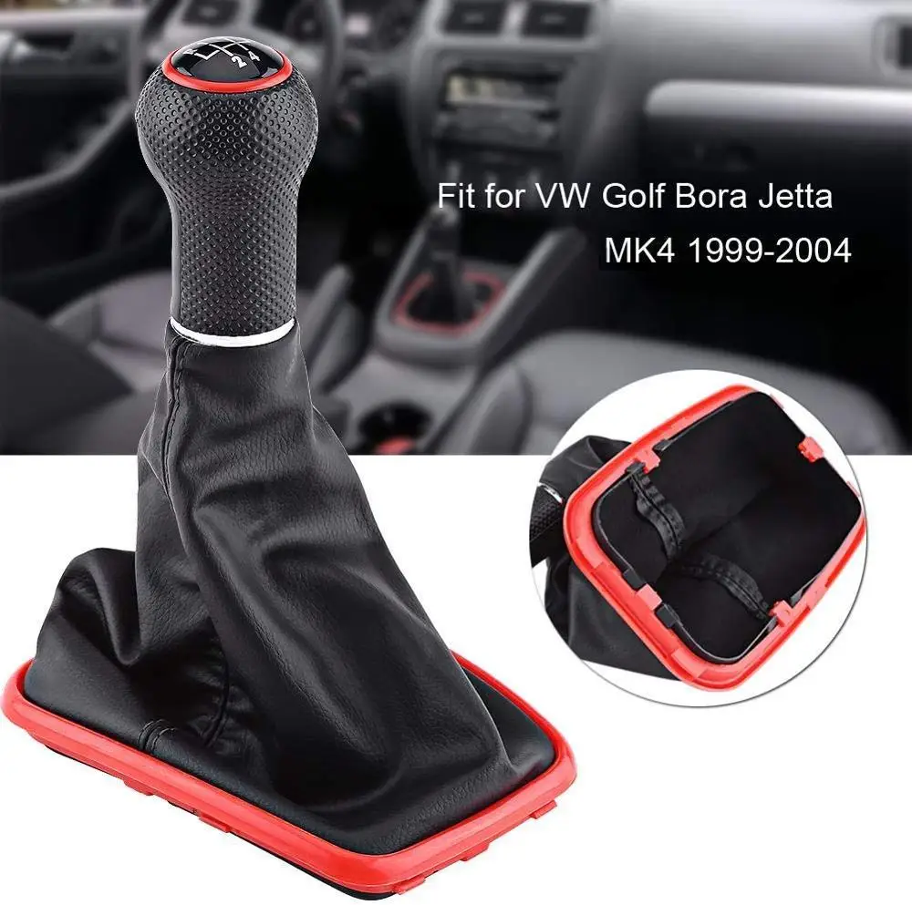 5 скоростей переключения загрузки ручка передач Gaitor Boot Kit для VW Jetta Bora Golf MK4 1999