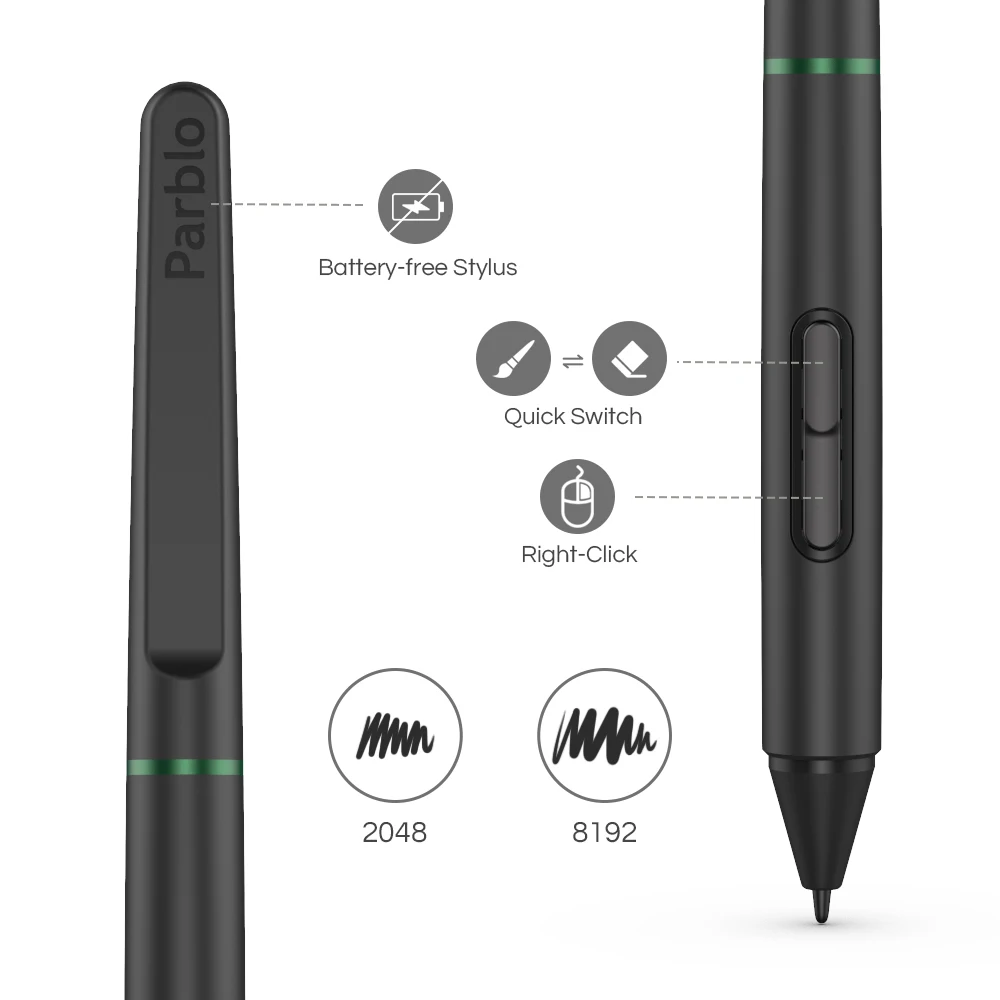 

Parblo Ninos M 9*5 , , USB , Android, OSU