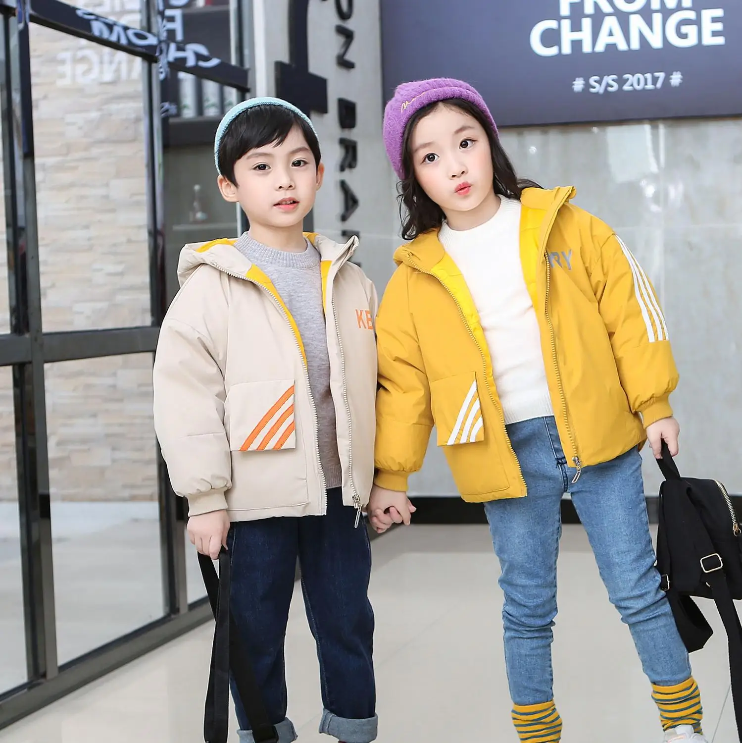 

2-8Yrs, Новое поступление, для мальчиков и девочек от двух до пяти лет, зимние модные спортивные куртки и Верхняя одежда для маленьких мальчико...