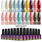 Набор гель-лаков для дизайна ногтей, комплект из 1020 комплект гель-лаков для ногтей 8 мл, набор для лаков