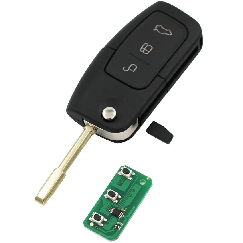 Пульт дистанционного управления без ключа для Ford Focus Mondeo C S Max Galaxy Fiesta Fob Car Smart TRANSIT