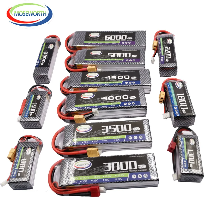 3S 11 1 В 2200 2800 3300 3800 4200 5200 10000 12000 16000 22000 ма/ч 25C 35C RC игрушки LiPo Батарея для дрона с