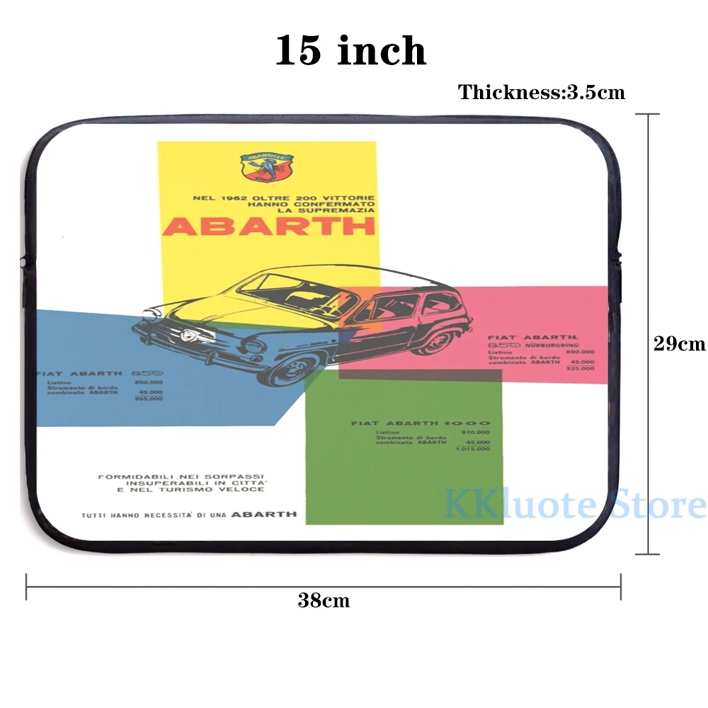 Винтажный рюкзак с забавным графическим принтом Abarth 850 (2) для мужчин и женщин
