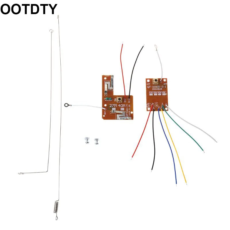 4CH RC пульт дистанционного управления 27 МГц печатная плата приемопередатчика и