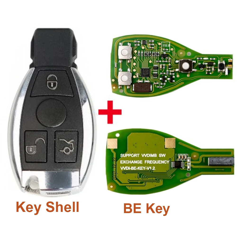 Оригинальная улучшенная версия XHORSE VVDI BE Key Pro с умным корпусом для ключей 3 кнопки